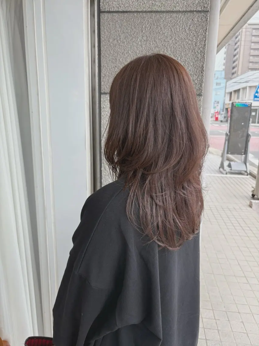 【平日割あり】💐ブリーチなしダブルカラー+3stepトリートメントの写真