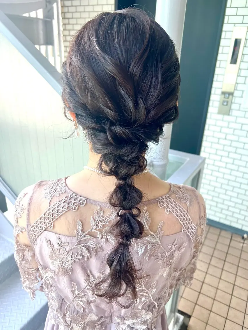 ヘアアレンジ ヘアセット 大人可愛いヘアメイク 💋🧚♀️しずかのヘアスタイル