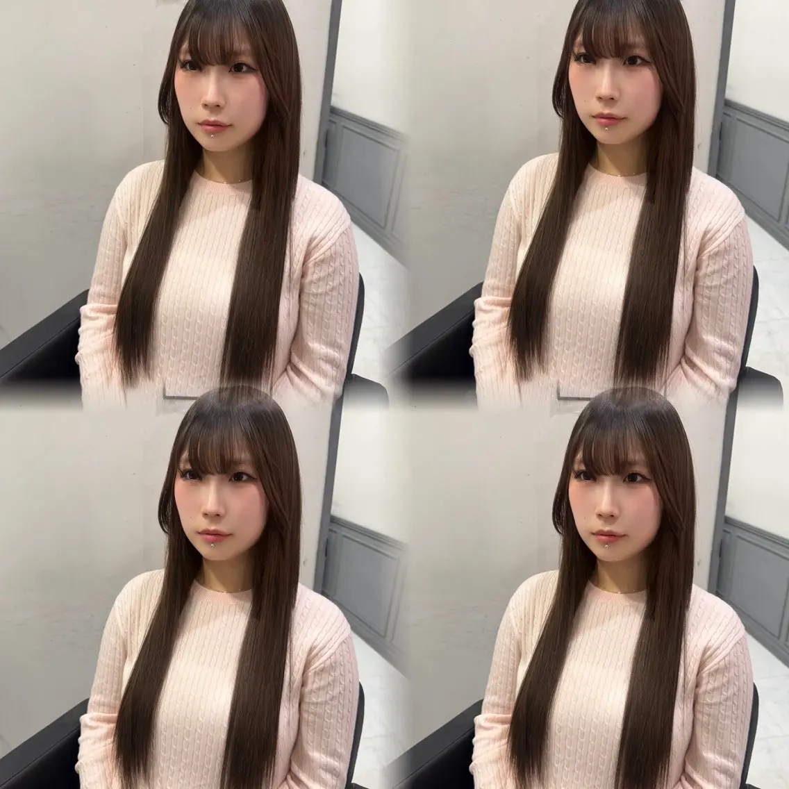 ロング エクステ 🦋REISA🦋 エクステ×ハイトーンのヘアスタイル