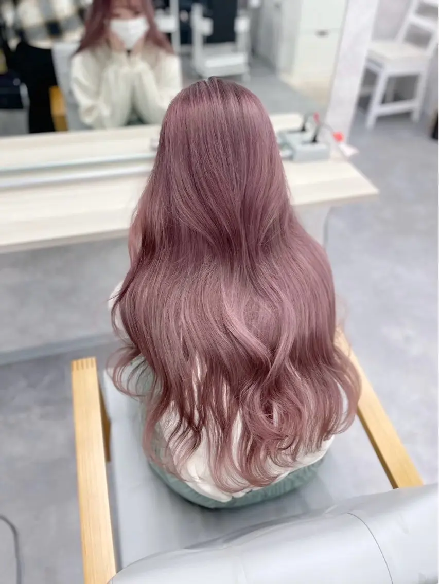 ロング カラー ヘアカラー トリートメント ハイトーン職人 RIKU🎈のヘアスタイル