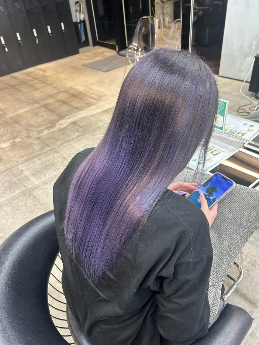 ロング カラー 鈴木 杏奈のヘアスタイル