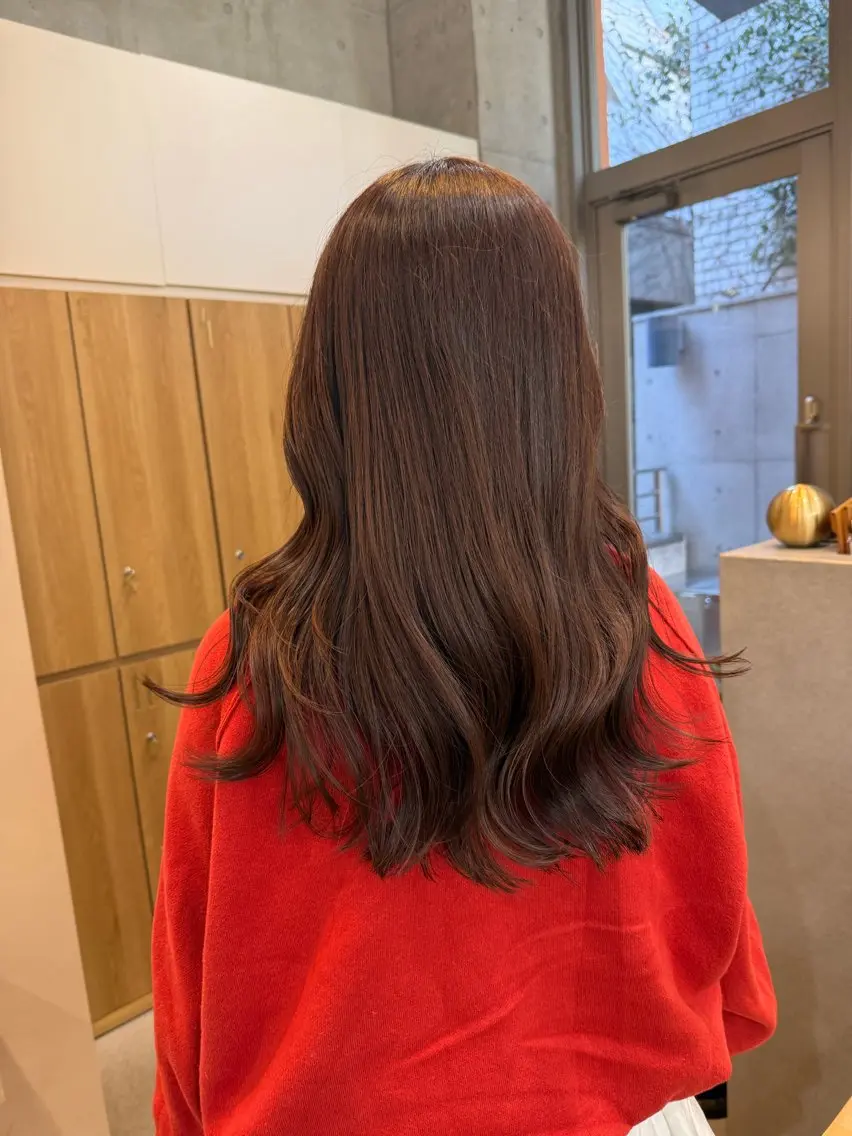 ロング カラー ブラウンカラー ❤️アヤカ レイヤーカット❤️のヘアスタイル