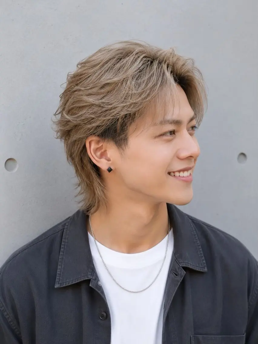 カラー メンズ 井ノ川 真奈美のヘアスタイル