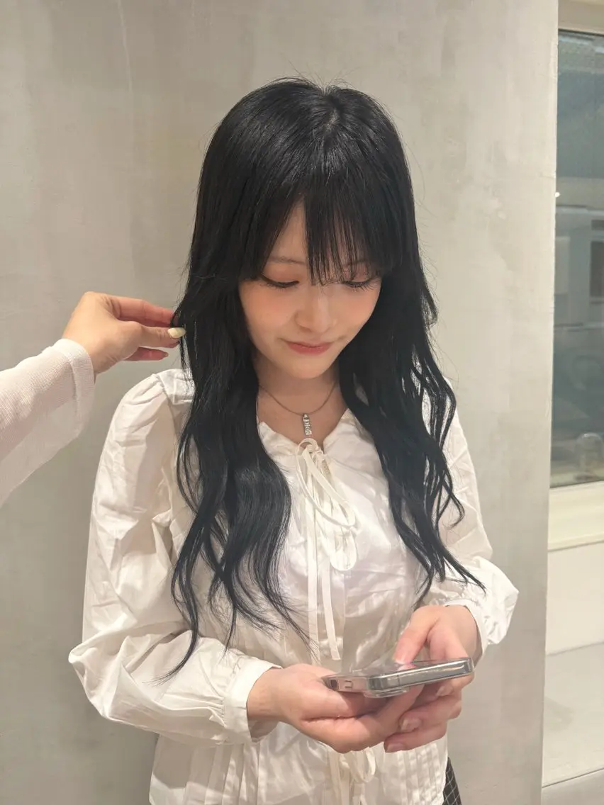 セミロング プルエクステ ボブ エクステ カット エクステ AMI/ブリーチ/ プルエクステ💎のヘアスタイル