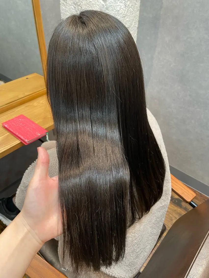 ロング カラー グレージュ ツヤ美髪💐 髪質改善/高山愛来のヘアスタイル