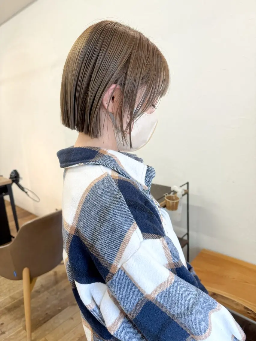 ミディアム 永田 侑也のヘアスタイル