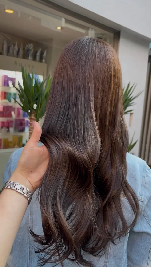 ロング カラー トリートメント カット ヘアカラー 透明感カラー🌱 🍑Kotone🍑のヘアスタイル