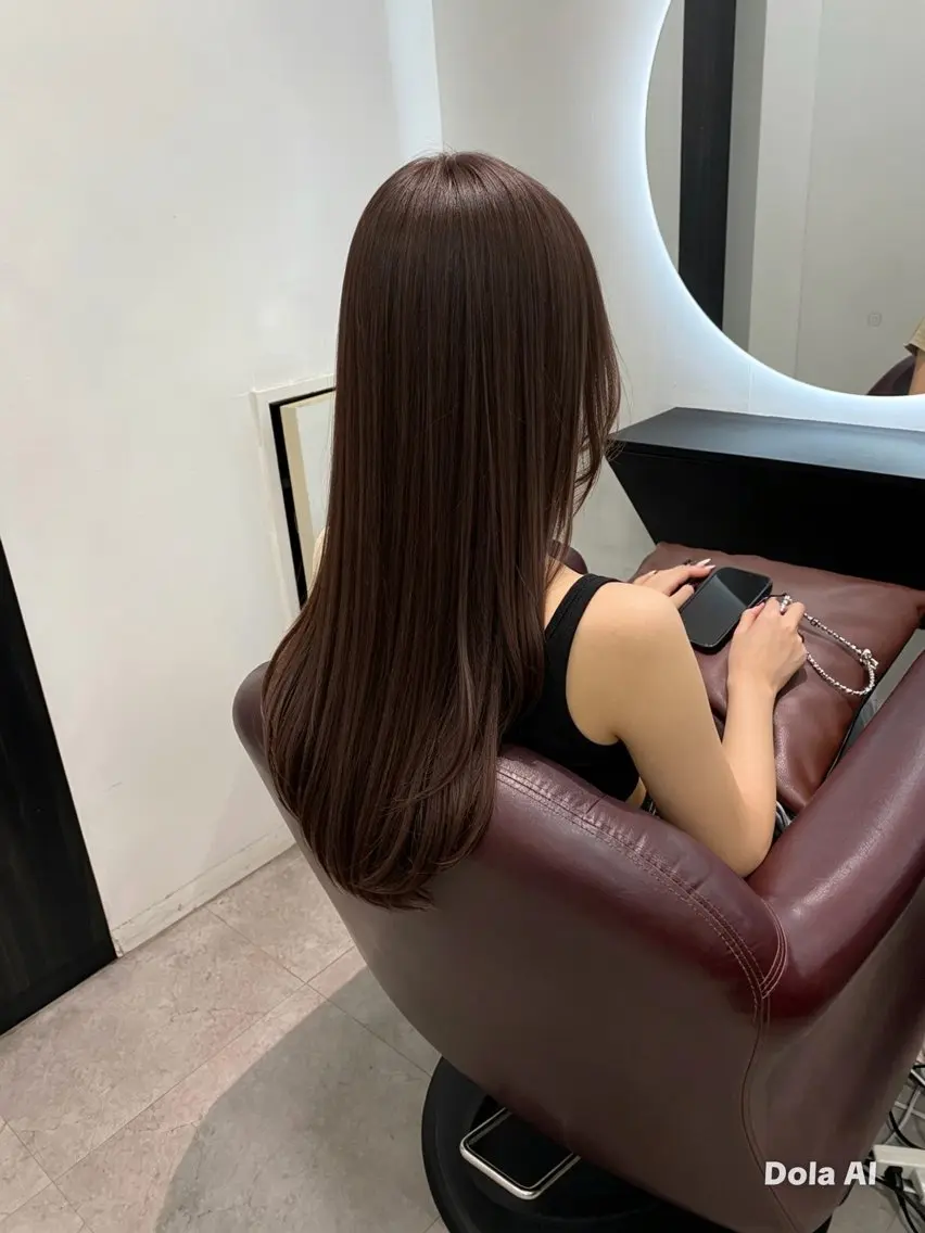 ロング 友田 千栄のヘアスタイル