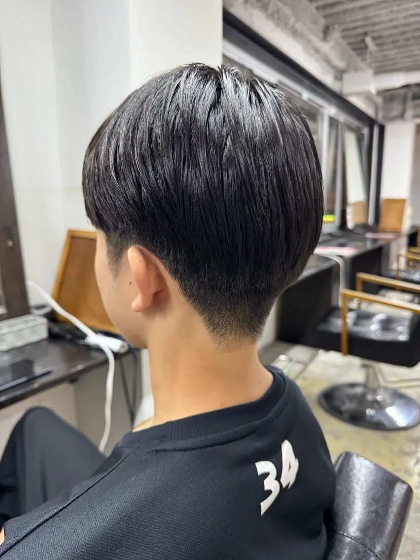 ミディアム メンズ 林 真那のヘアスタイル