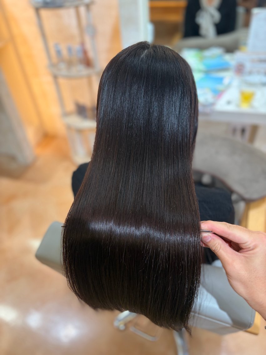 セミロング 髪質改善特化/縮毛矯 正特化/Sorutoのヘアスタイル