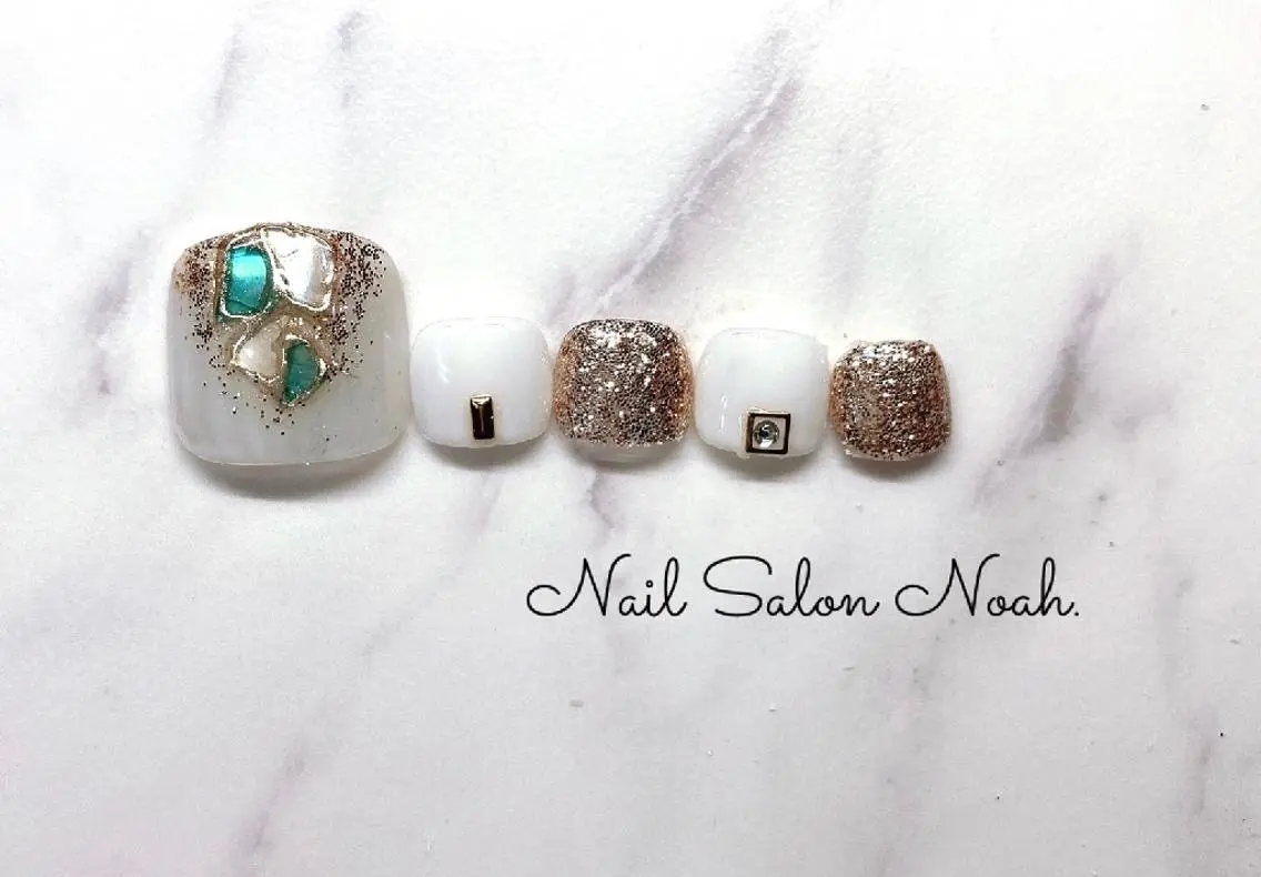 ネイル フットネイル Nail Salon Noah.のネイルデザイン