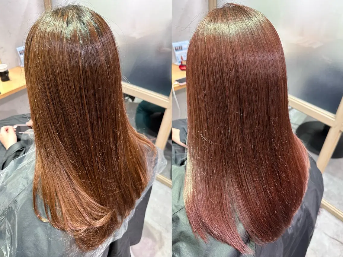 ロング ヘアカラー トリートメント ✨シルクストレート✨ 美髪髪質改善Yukiのヘアスタイル