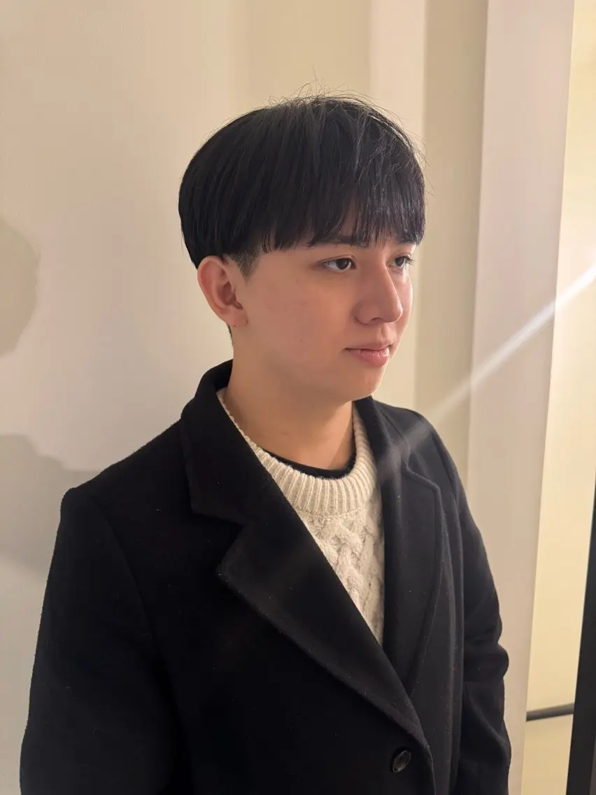 メンズ マッシュ 内沼 恵留菜のヘアスタイル