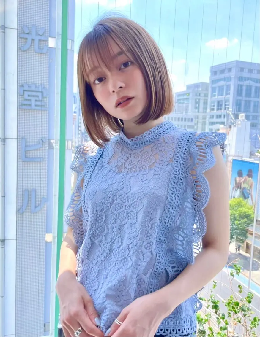ショート ボブ ショート/ボブ 艶髪カラーTOSHIのヘアスタイル