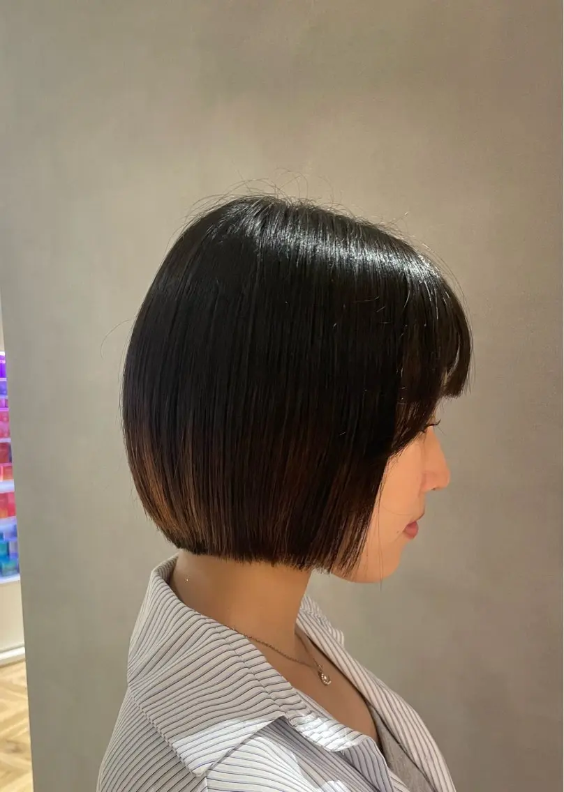ショート ショートボブ ボブ ショートヘア 樋口 美咲のヘアスタイル