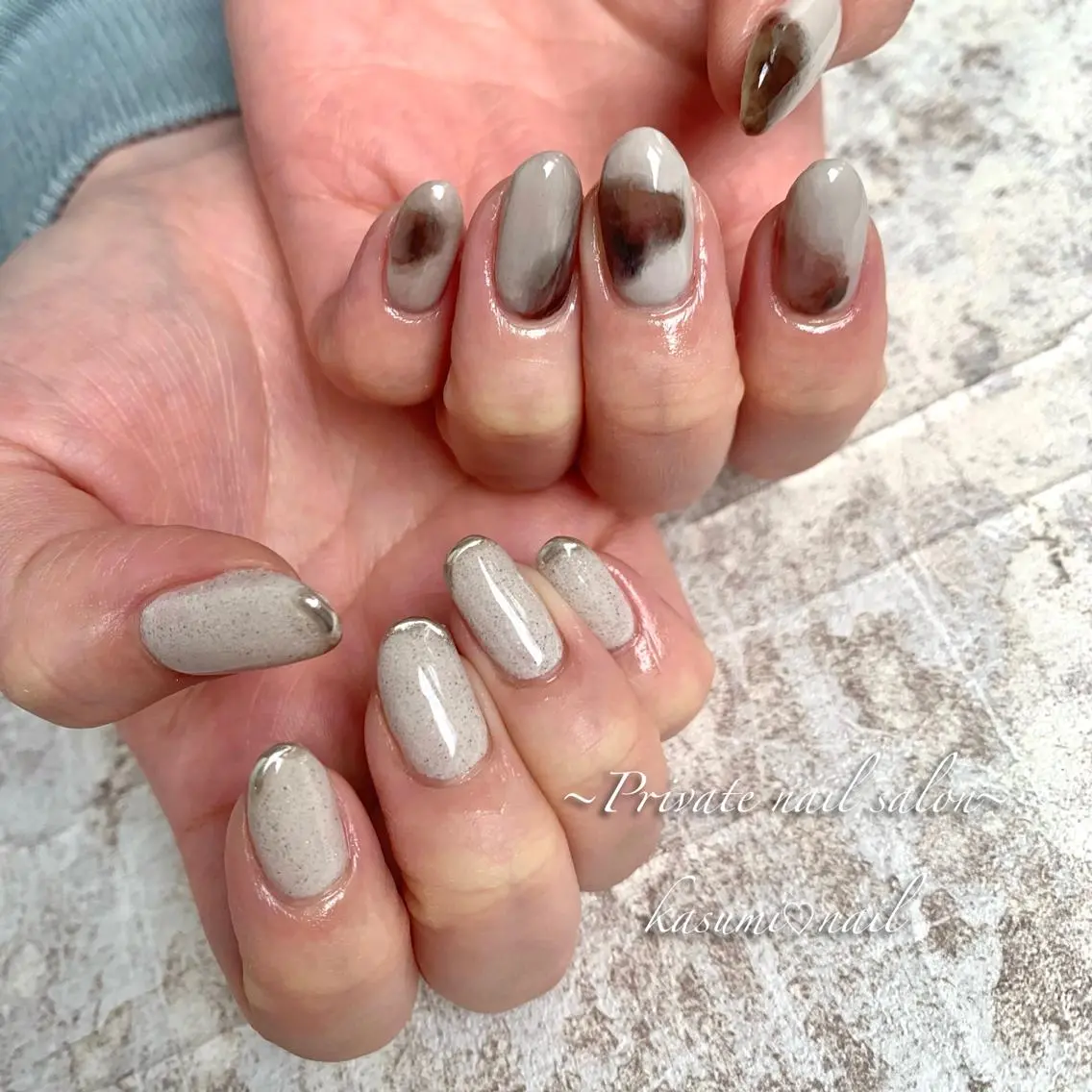 ネイル ニュアンスネイル 春ネイル KASUMI♡ Nailのネイルデザイン