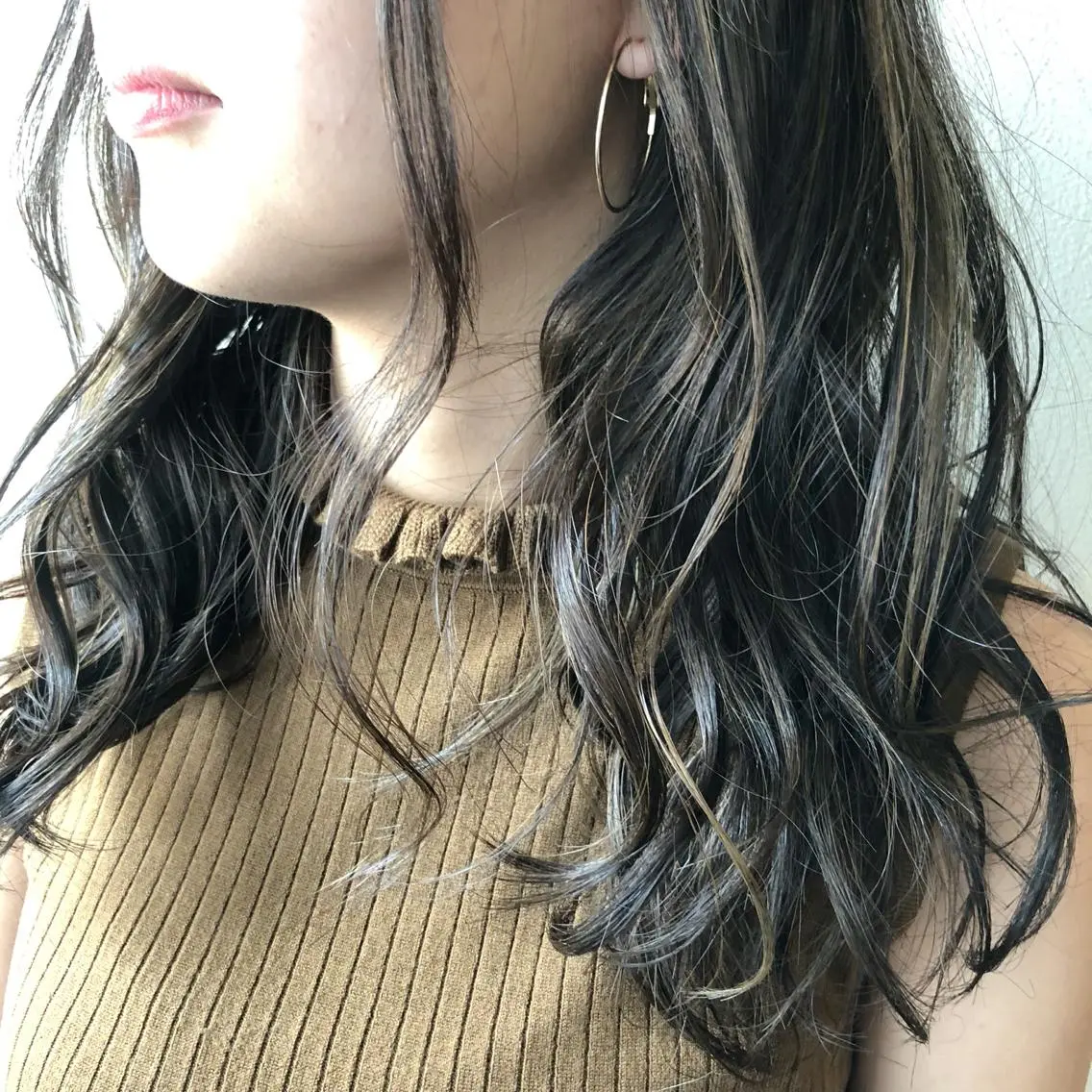 セミロング カラー ヘアカラー トリートメント 江藤 星史のヘアスタイル