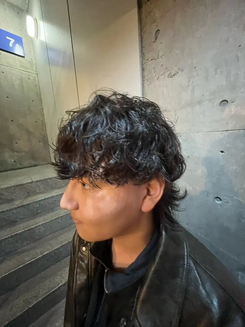 ショート ショートヘア ウルフカット カット パーマ Monan渋谷 YUUKIのヘアスタイル