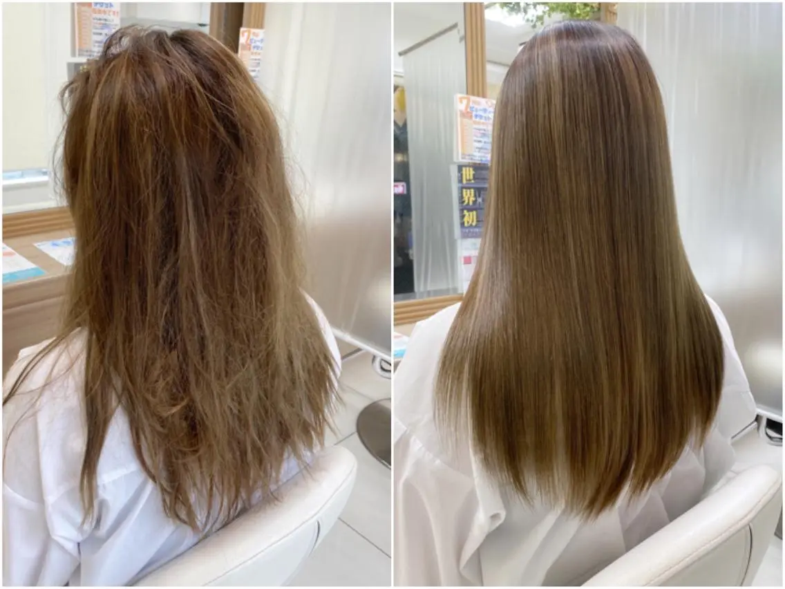 ロング 髪質改善 トリートメント トリートメント 古畑 翔太のヘアスタイル