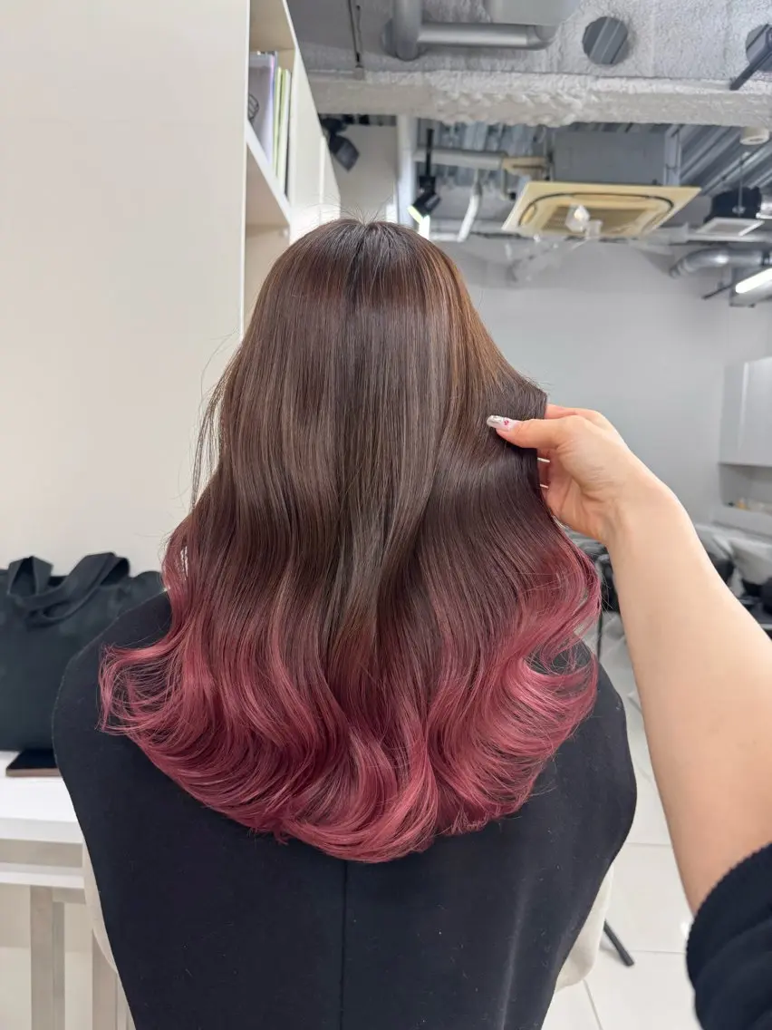 カラー グラデーションモデル ALIVE河合優吾のヘアスタイル