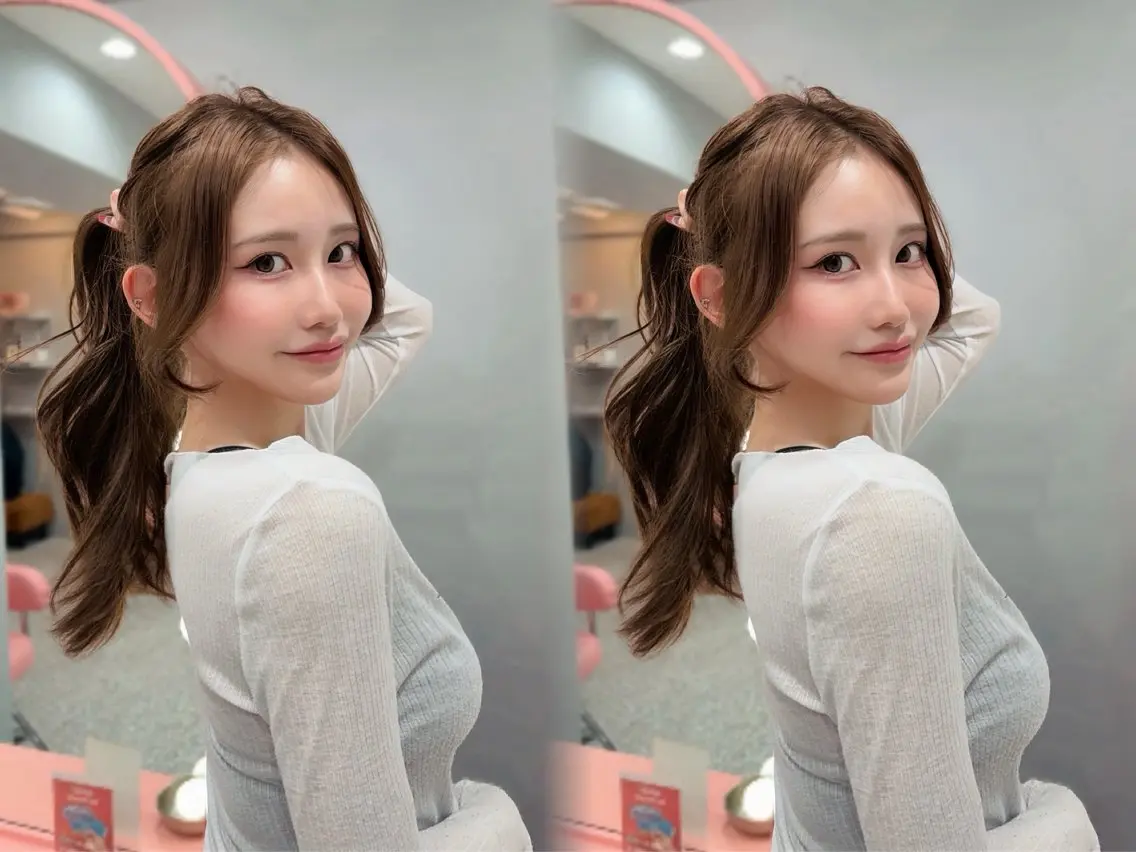 ロング カット ヘアカラー トリートメント 木串 楽人のヘアスタイル