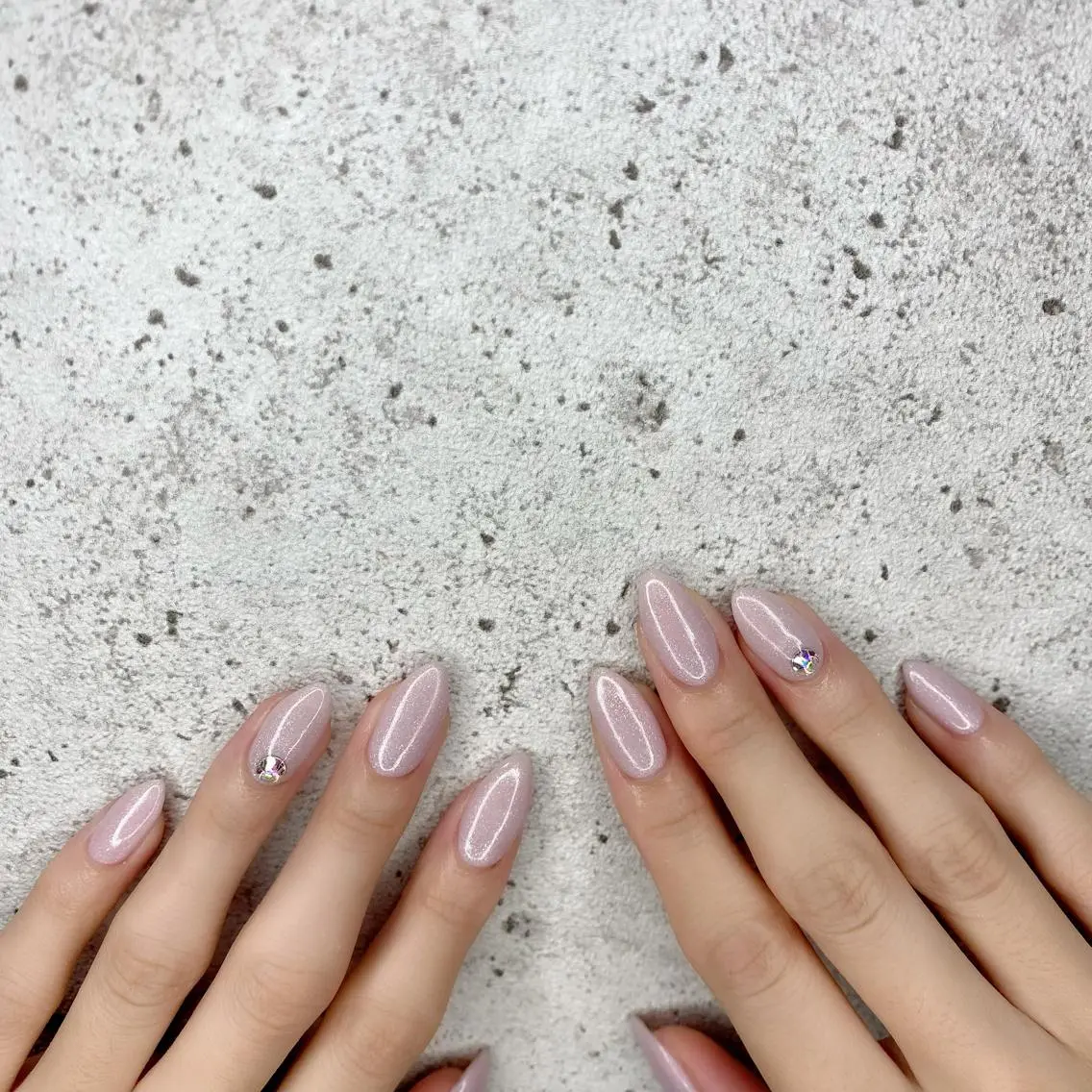 セミロング カラー パーマ ヘアアレンジ メンズ キッズ ネイル マツエク・マツパ ナチュラル オフィスネイル ワンカラーネイル シンプルネイル Salon Ｋのネイルデザイン