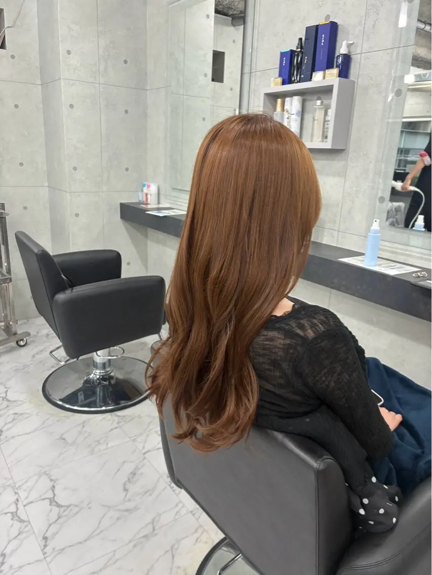 ロング カラー カット ヘアカラー トリートメント Endearing 🌟銀座のヘアスタイル