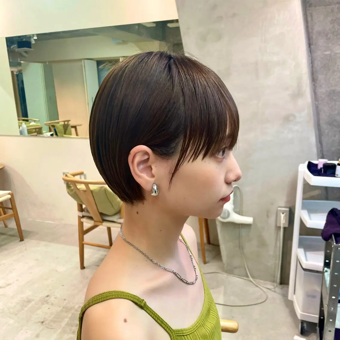ショート カラー ショートボブ ハンサムショート 丸みショート ボブ くびれヘア 浦和指名率No.1 ショート特化美容師のヘアスタイル