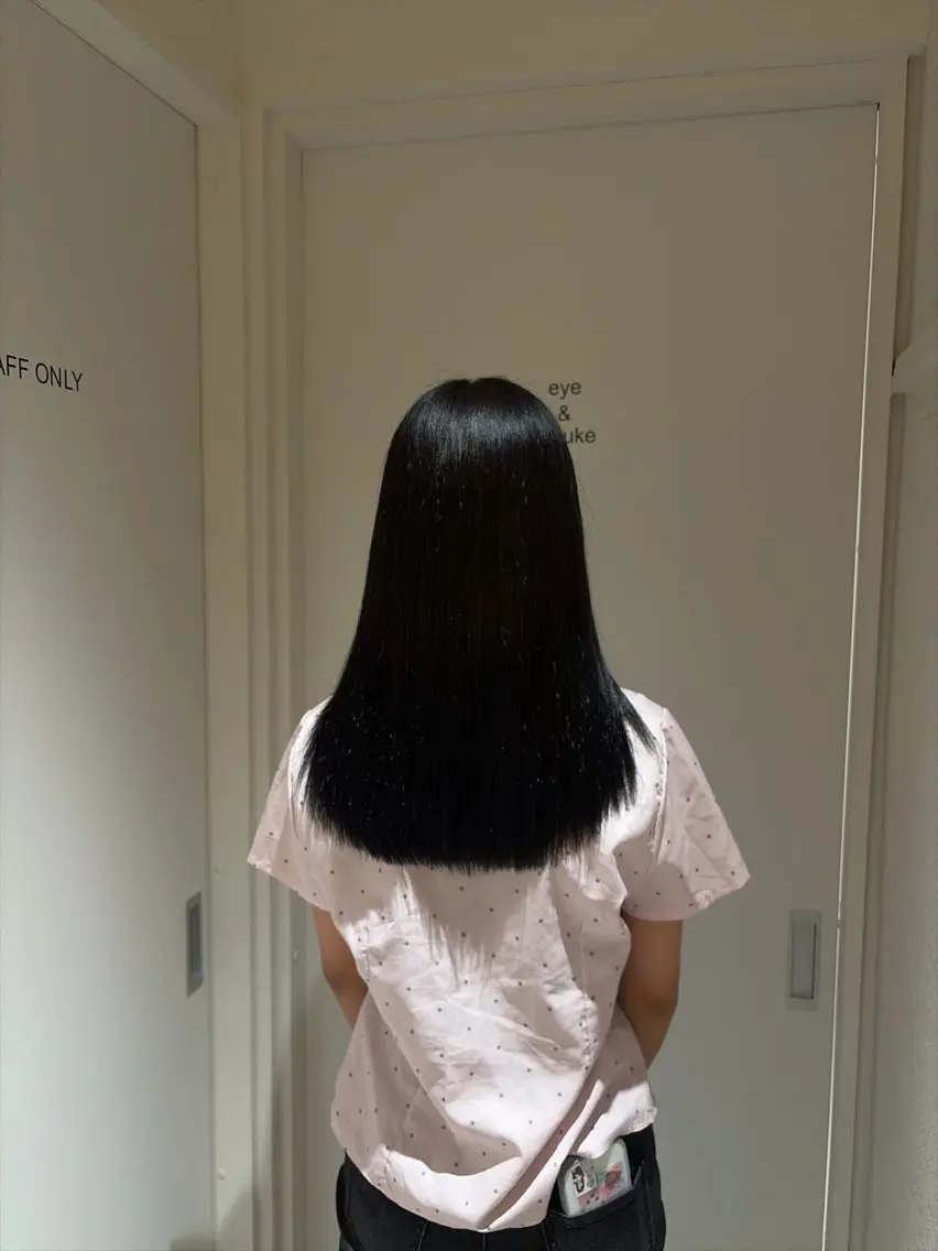 ロング カラー 透明感カラー イルミナカラー 髪質改善 トリートメント ヘアカラー eisho梅田美容室 /モデル募集のヘアスタイル