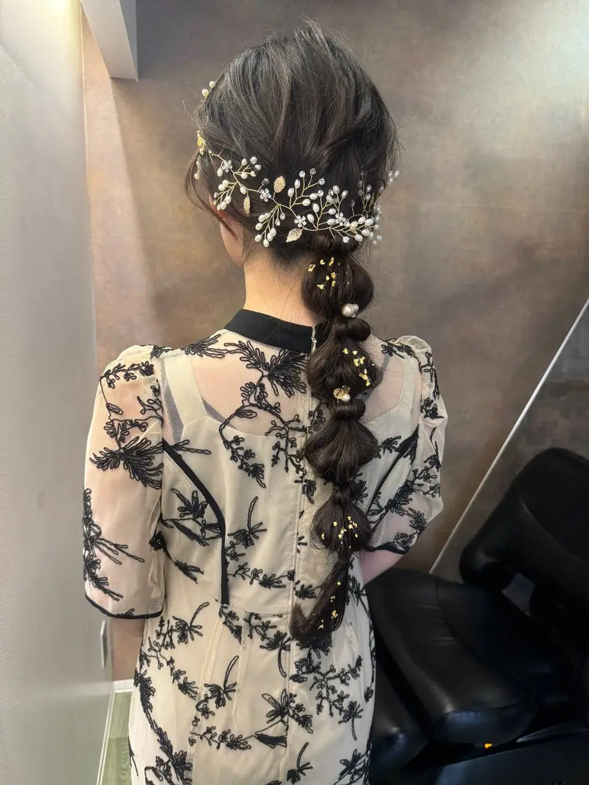 ロング ヘアセット 三輪 恭平のヘアスタイル