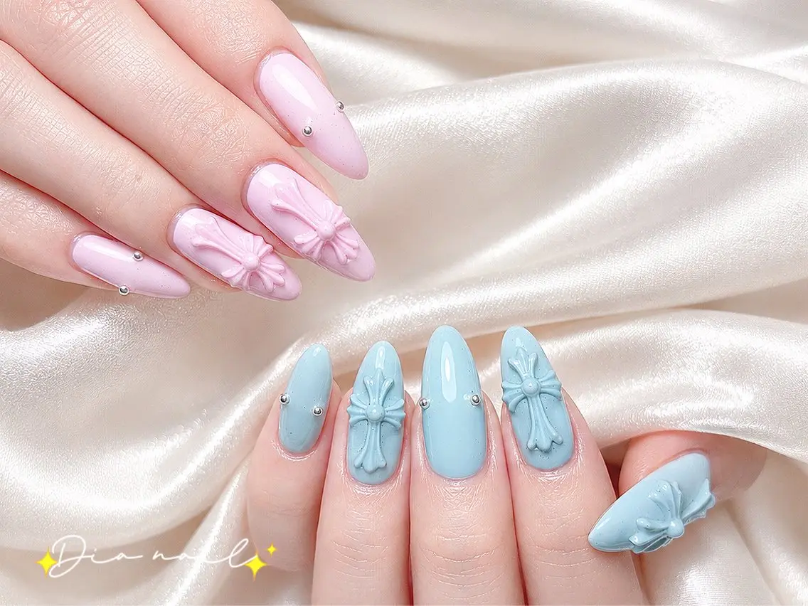 ネイル フットネイル 韓国ネイル レース マグネットネイル ニュアンスネイル ハンドネイル Dia nail サロンのネイルデザイン