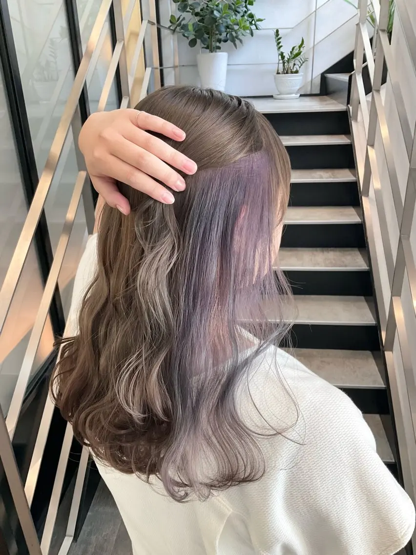 ロング ヘアカラー トリートメント ヘアセット yoshi ☆のヘアスタイル