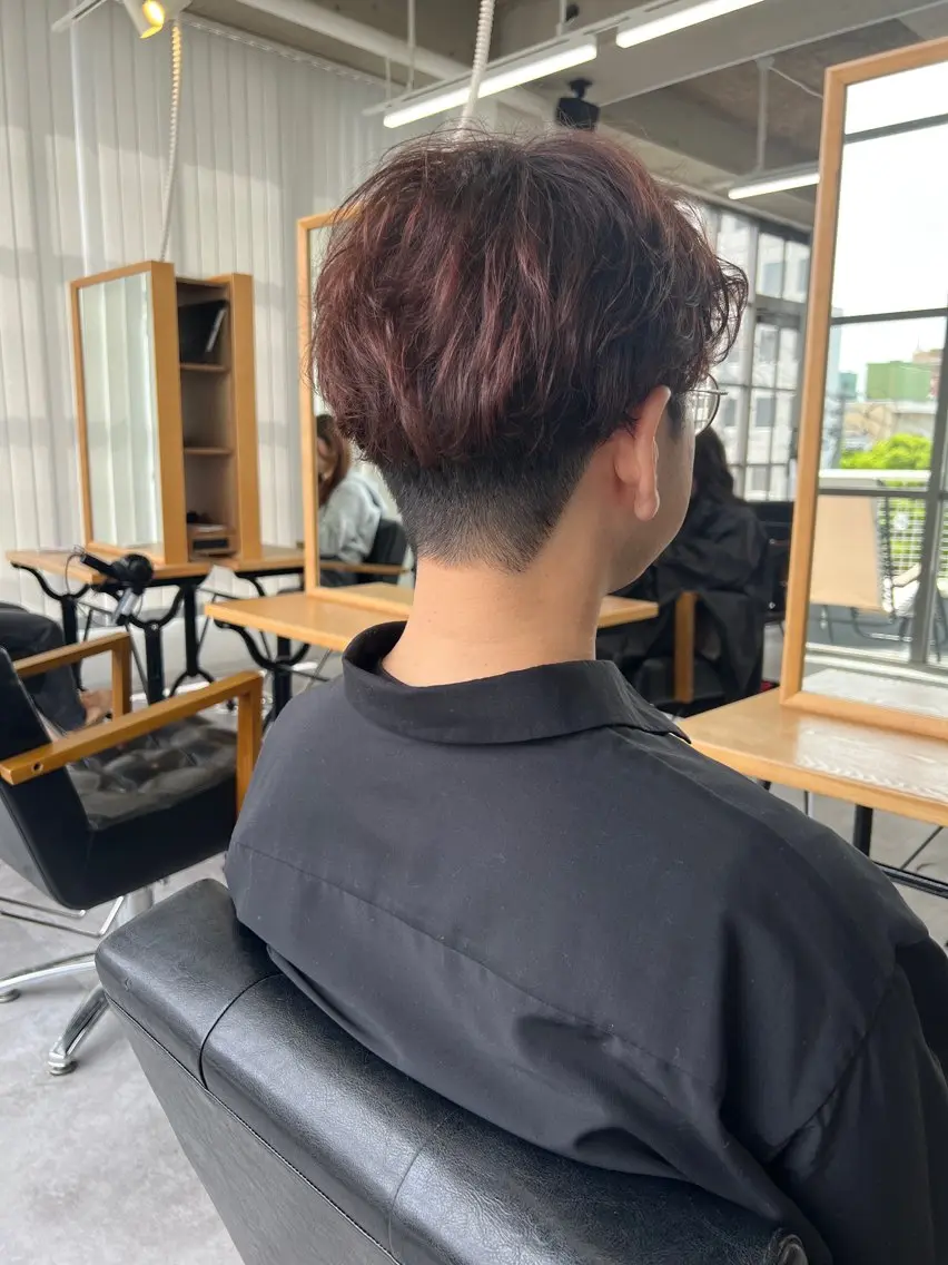 ショート カラー メンズ カット ヘアカラー ショートカット/ 岡山駅前/KAZUのヘアスタイル