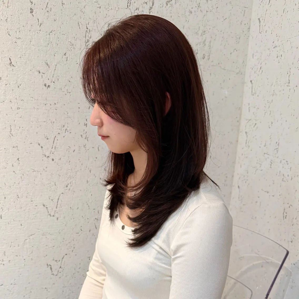 ミディアム カラー カット ヘアカラー トリートメント mai / linoah˚✧のヘアスタイル