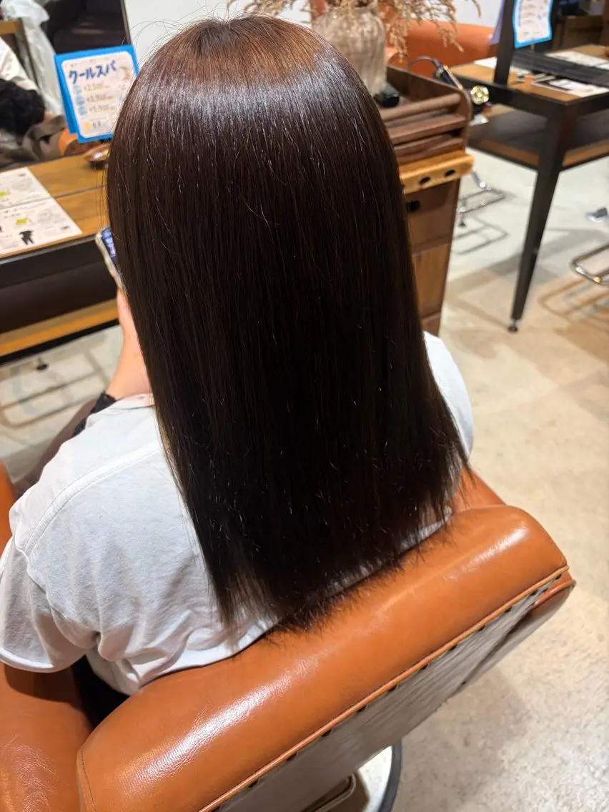 カラー アッシュ アッシュブラウン ブラウンカラー 透明感カラー ヘアカラー 透明感カラー🩵/ 烏丸御池/小島雄太のヘアスタイル