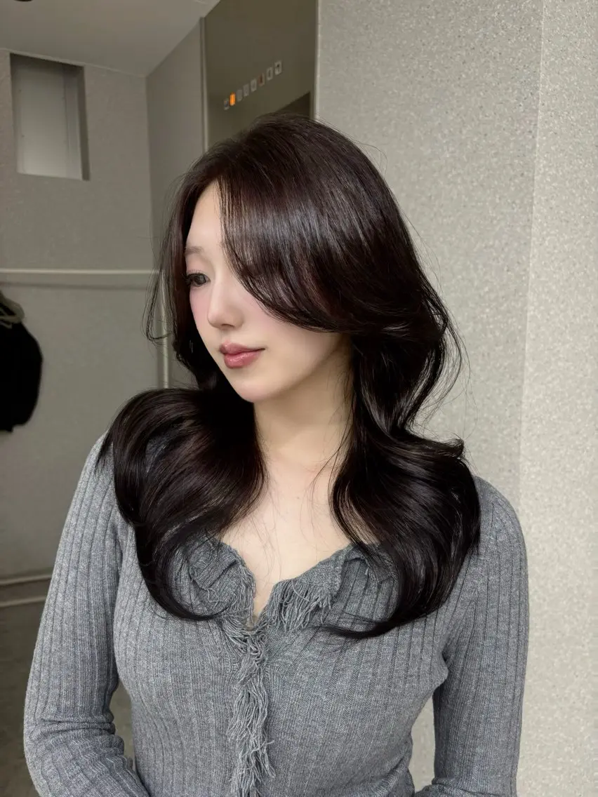ロング カラー ヘアアレンジ トリートメント 艶カラー￤モテヘア￤ まなみ🎀💞のヘアスタイル