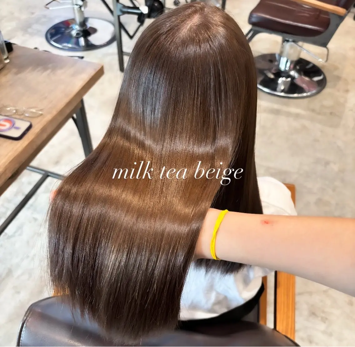 ミディアム カラー ヘアカラー 艶カラー🫧 猿渡 響のヘアスタイル