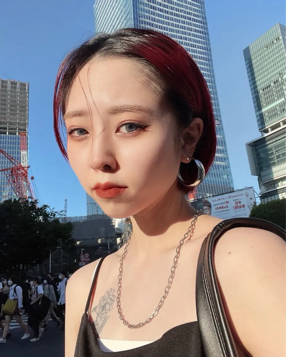 ショート 銀座/韓国/ワンホン 🤍艶髪🖤nahoのヘアスタイル