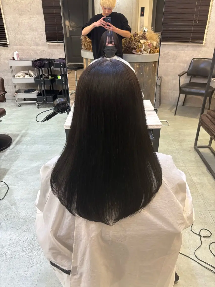 セミロング ケアブリーチ🌟 ♢WATARU♢のヘアスタイル