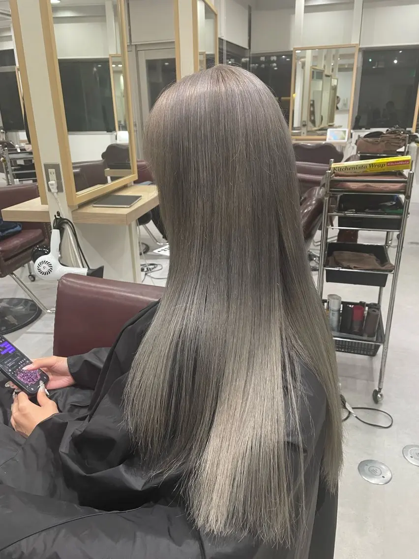 ロング カラー 清水 保博のヘアスタイル
