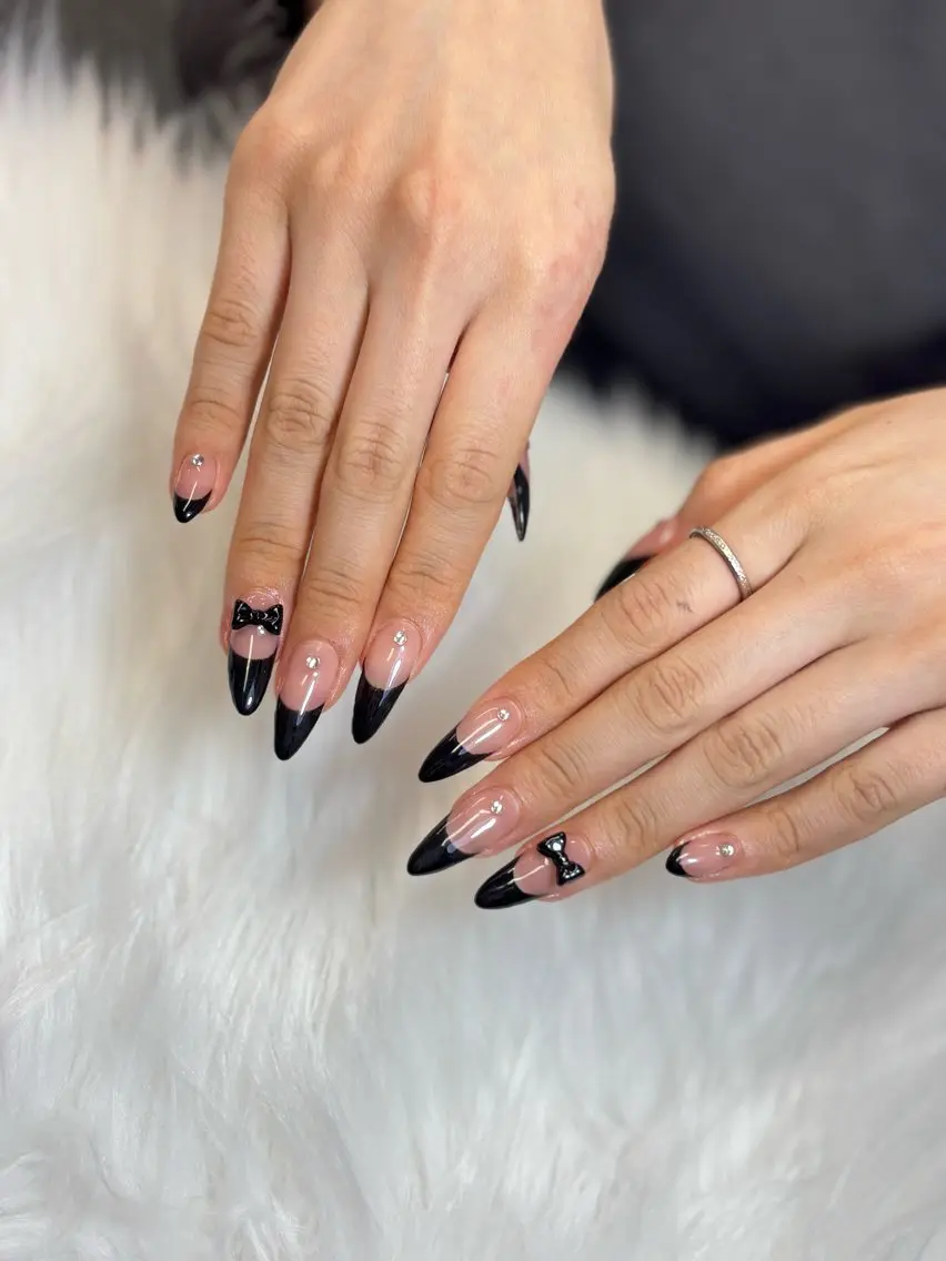 ネイル クリアネイル フレンチネイル ハート 韓国ネイル レース ハンドネイル ハンドケア ボニー Coco nailのネイルデザイン