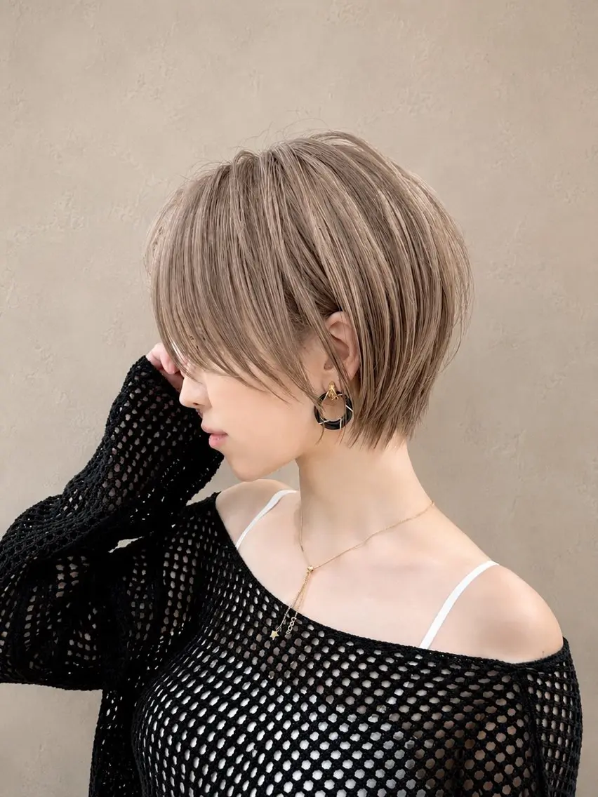 ショート ショートヘア レイヤーカット特化のヘアスタイル
