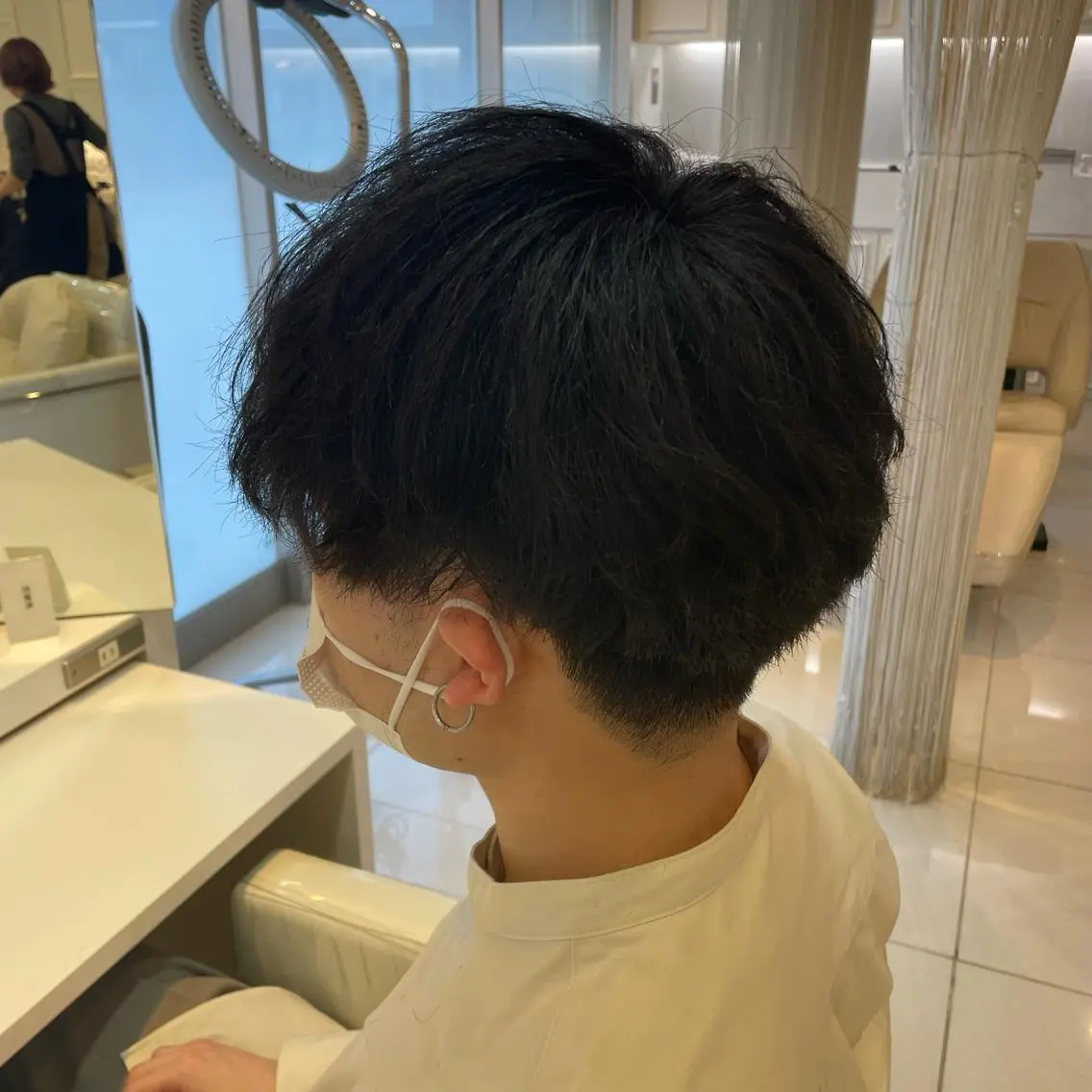 メンズ マッシュ BiBi 藪 菜月のヘアスタイル