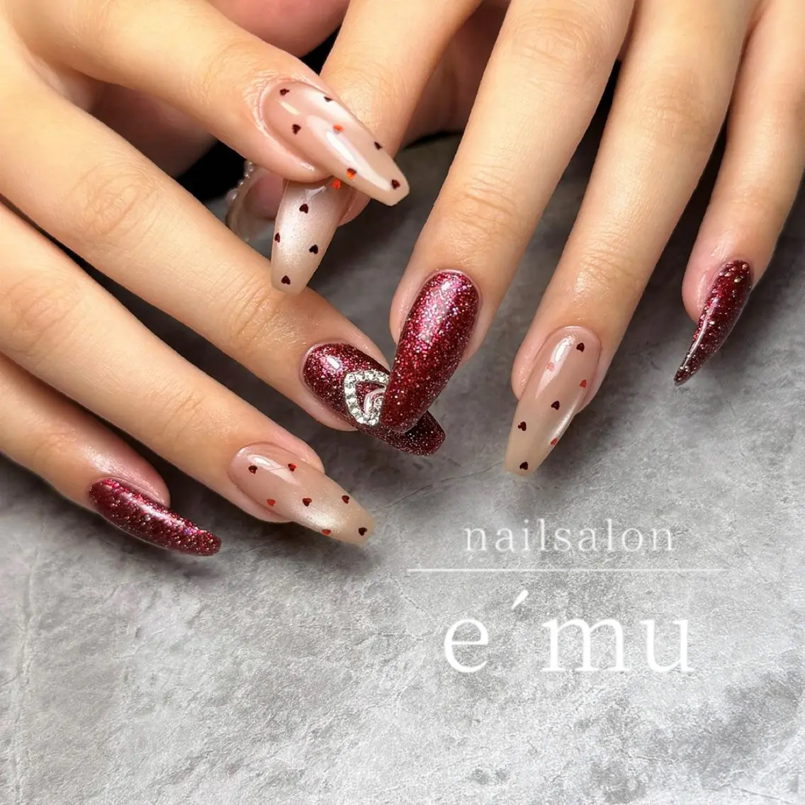 ネイル ハンドネイル nailsalon e´muのネイルデザイン