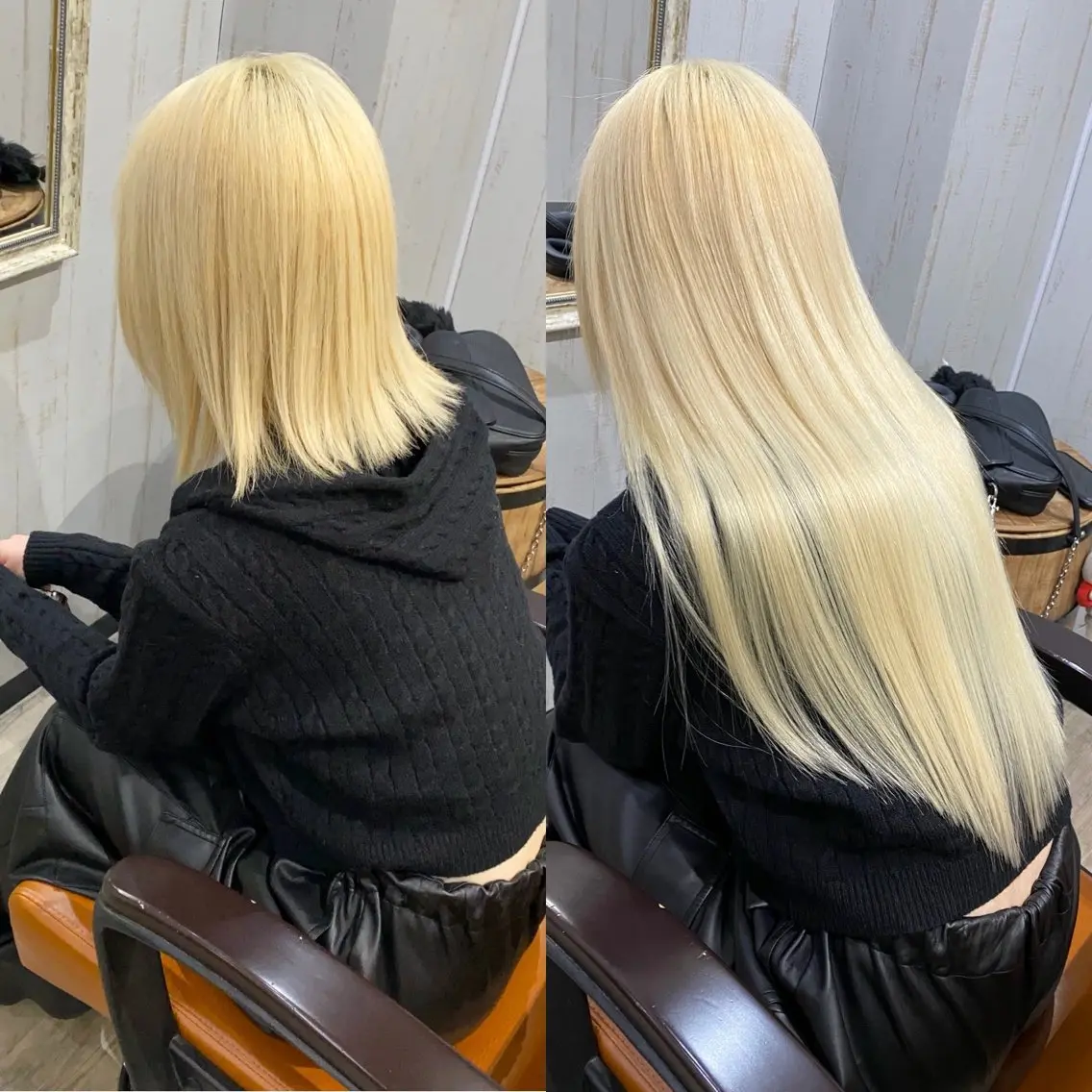 ロング エクステ ハイトーン💫 エクステ💫maiのヘアスタイル