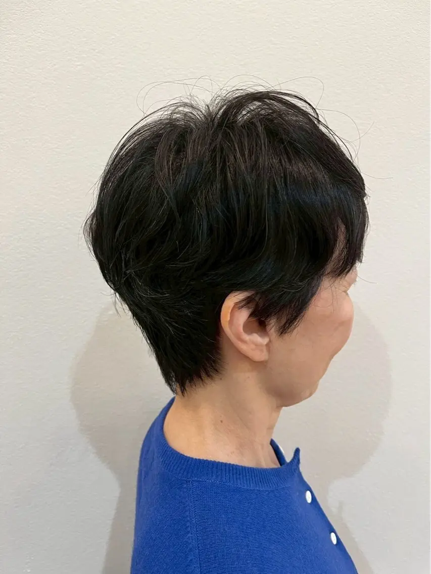 カット(女性ショート)モデルの写真