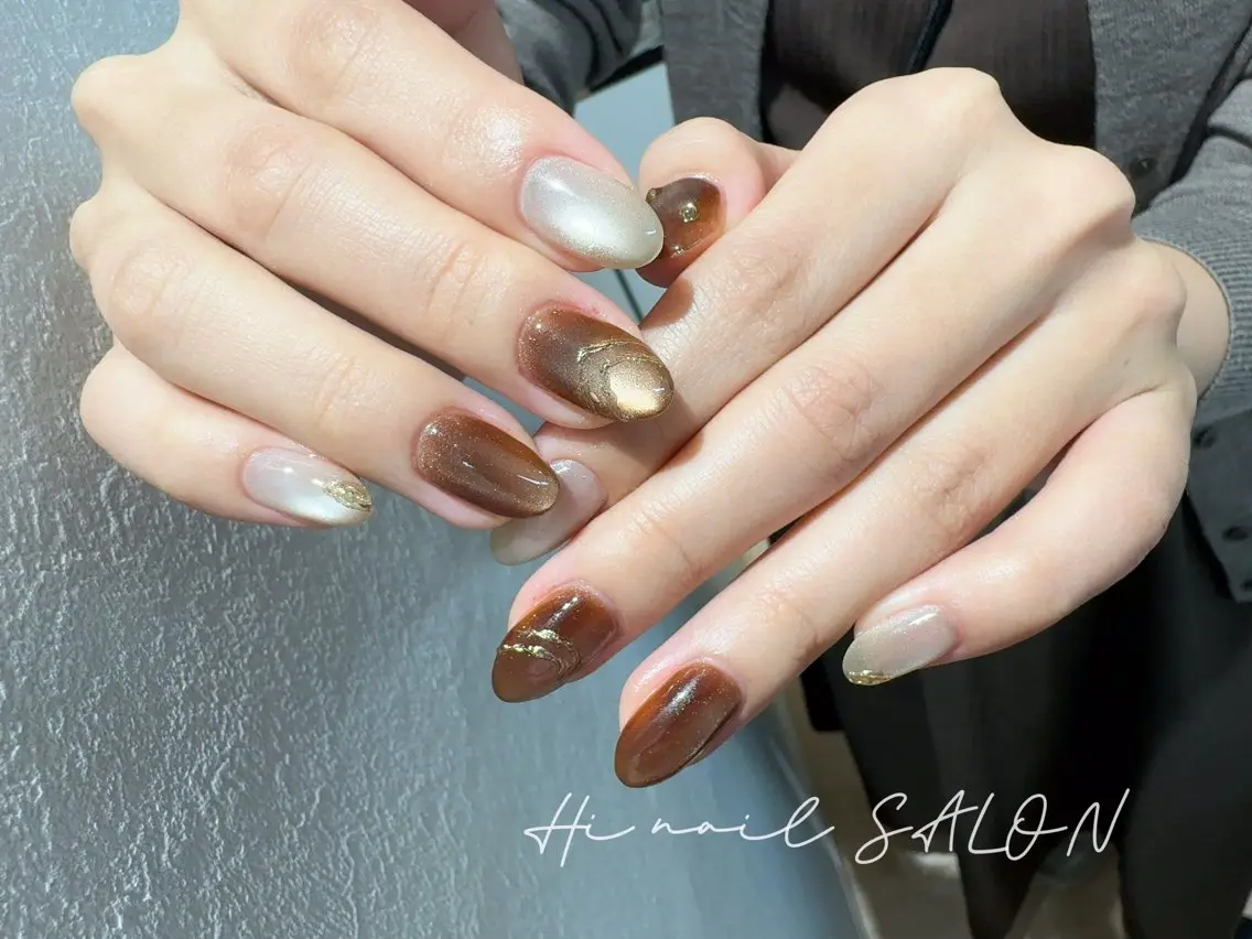 ネイル チークネイル フラッシュネイル フレンチネイル 韓国ネイル マグネットネイル ハンドネイル Hi nail 【ハイネイル】池袋のネイルデザイン