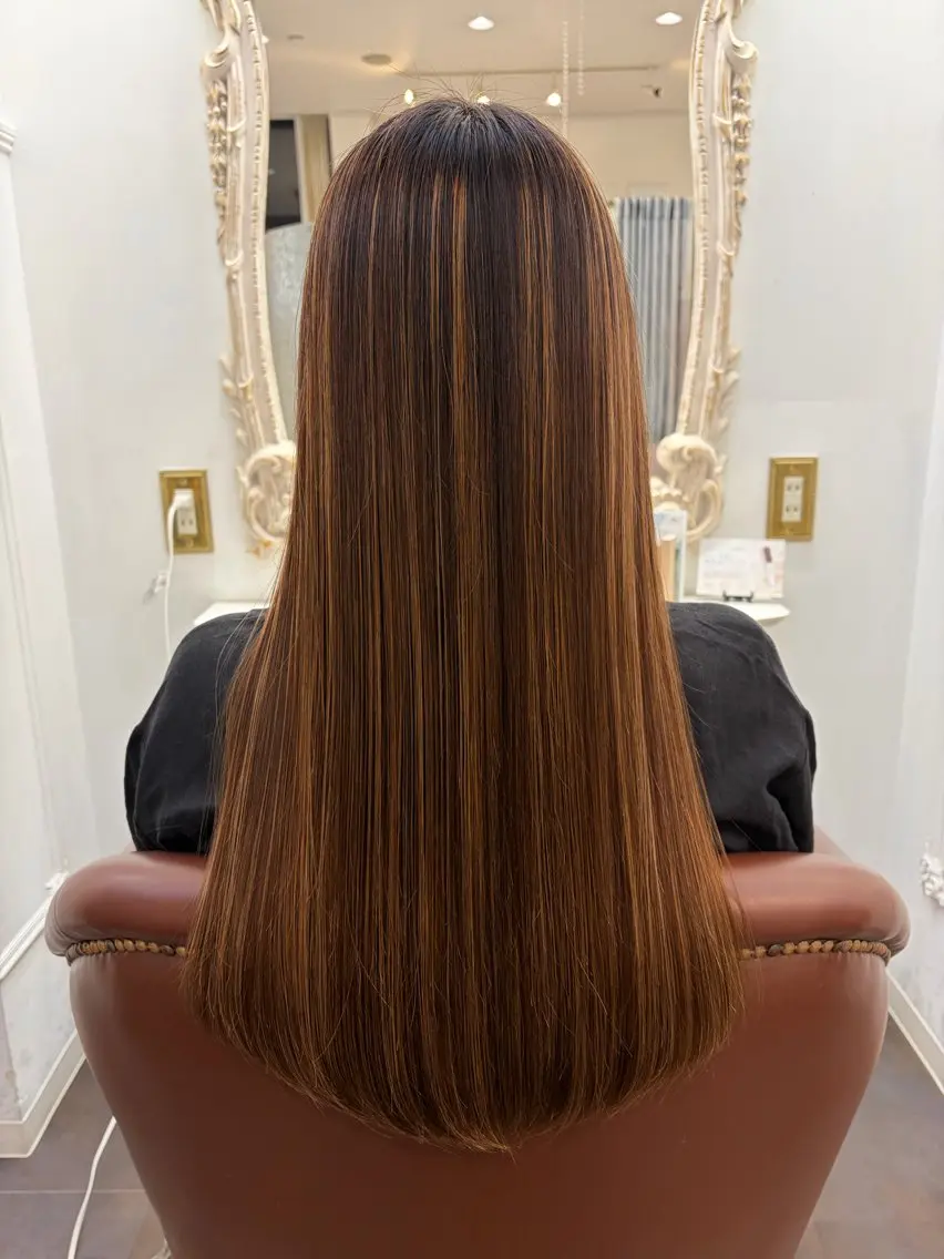 ロング トリートメント 志村 梨帆のヘアスタイル