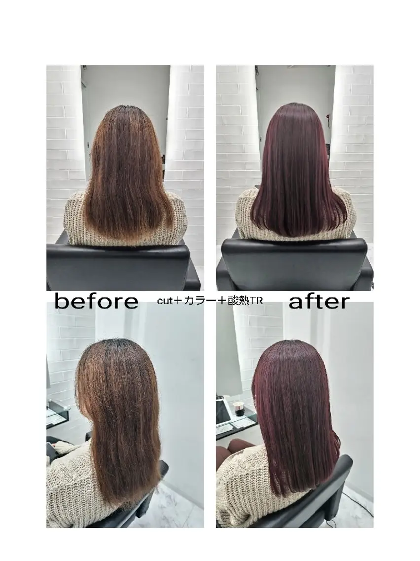 ロング カラー ブリーチ ブリーチなしカラー ピンクカラー ヘアカラー トリートメント 🌌髪質改善特化🌌 美髪💎齋藤玲子のヘアスタイル