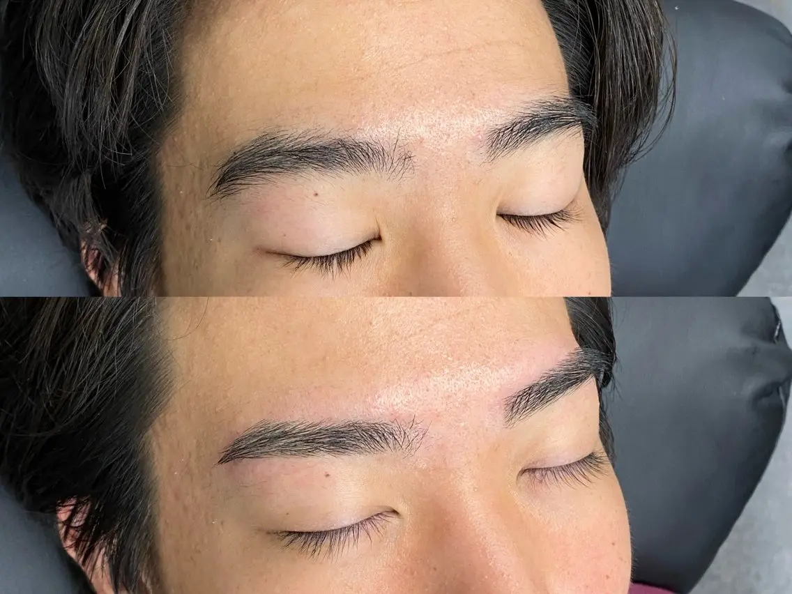 【27歳以下】メンズ眉毛Wax+メンズエッジブロウ通常8,800円→7,000円の写真